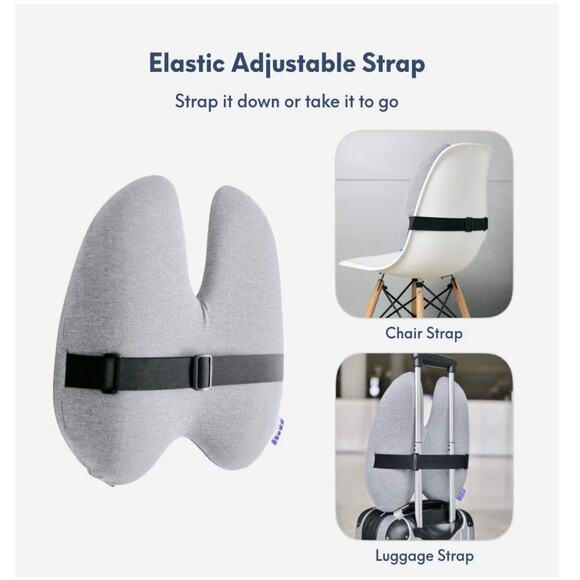 NWOT C CUSHION LAB Lumbar Pillow Ergonomic Back Support  Lumbar Support Cushion - Picture 5 of 8